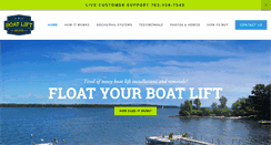 Desktop Screenshot of boatliftfloats.com